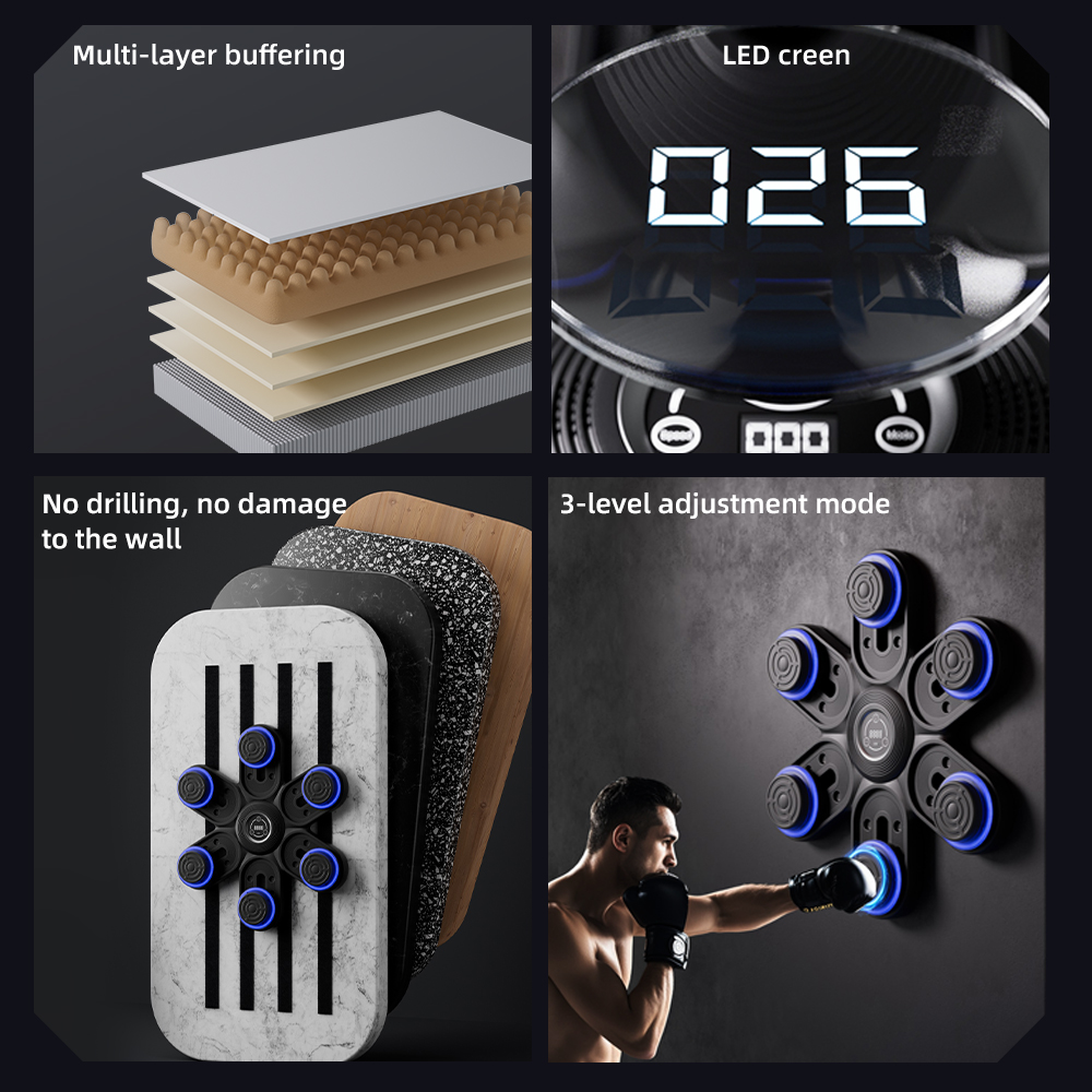 Led Gloves Music - Boxing Machine 2026 New Smart Music