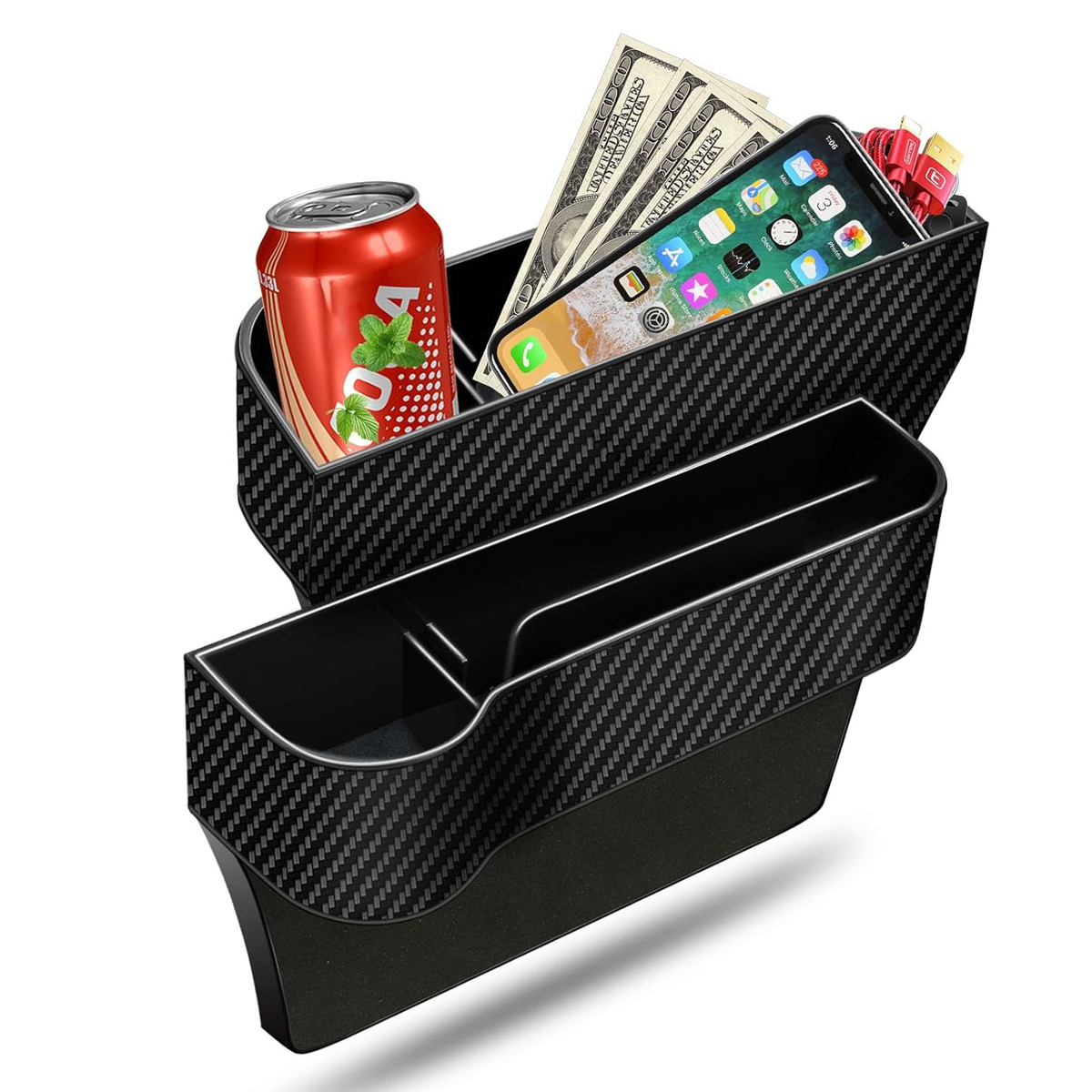Mobile Electronics Gadgets - Car Seat Gap Storage Box, Multi-functional