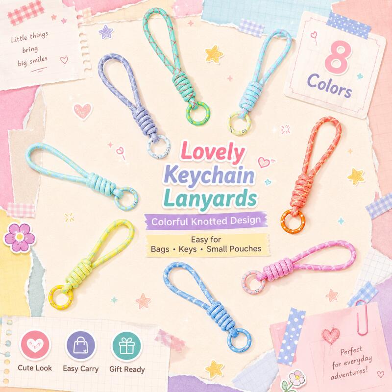 Mobile Electronics Gadgets - 2~5pcs Colorful Braided Keychain Mobile Phone