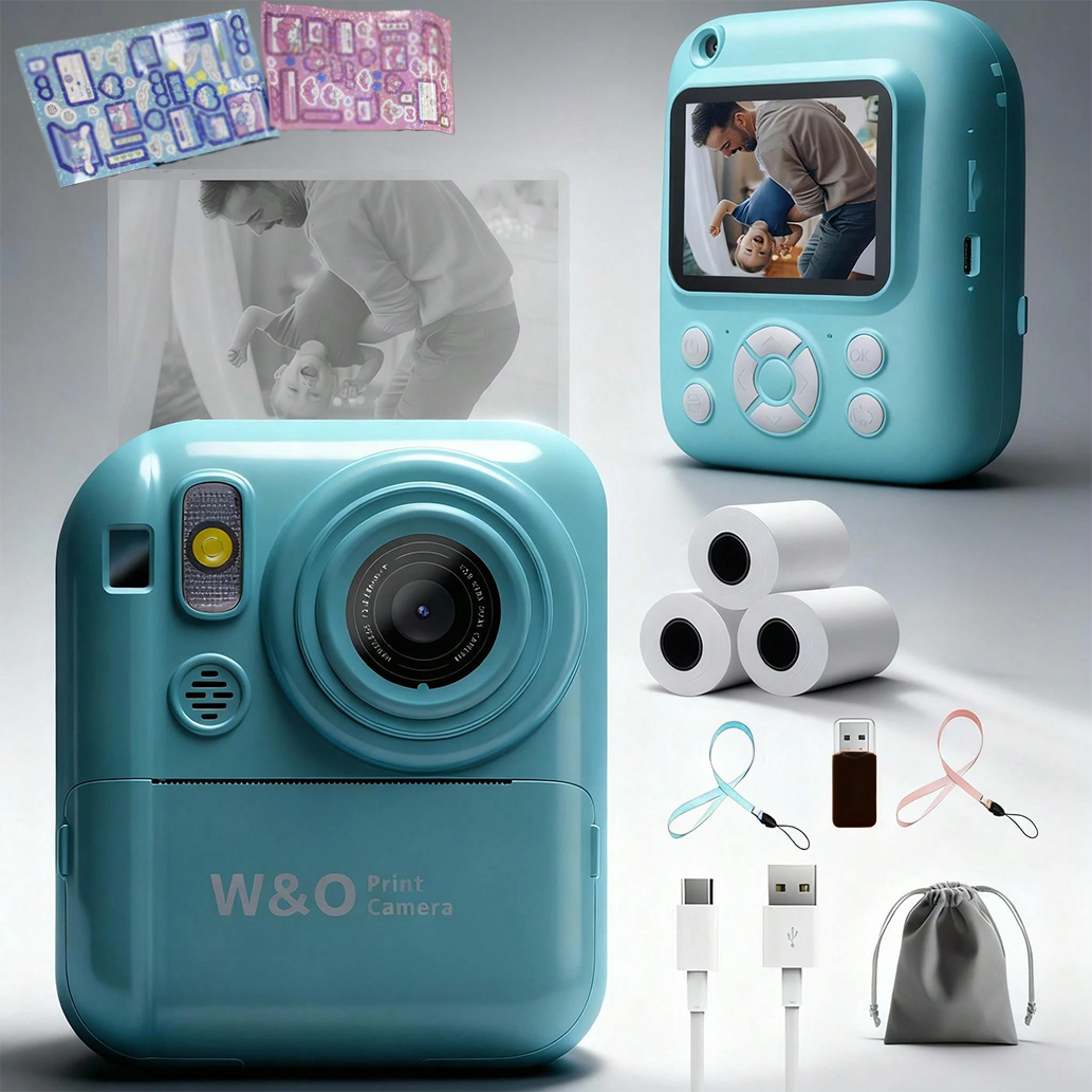 Electronics Gadgets Bag - Instant Print Camera Digital Camera With