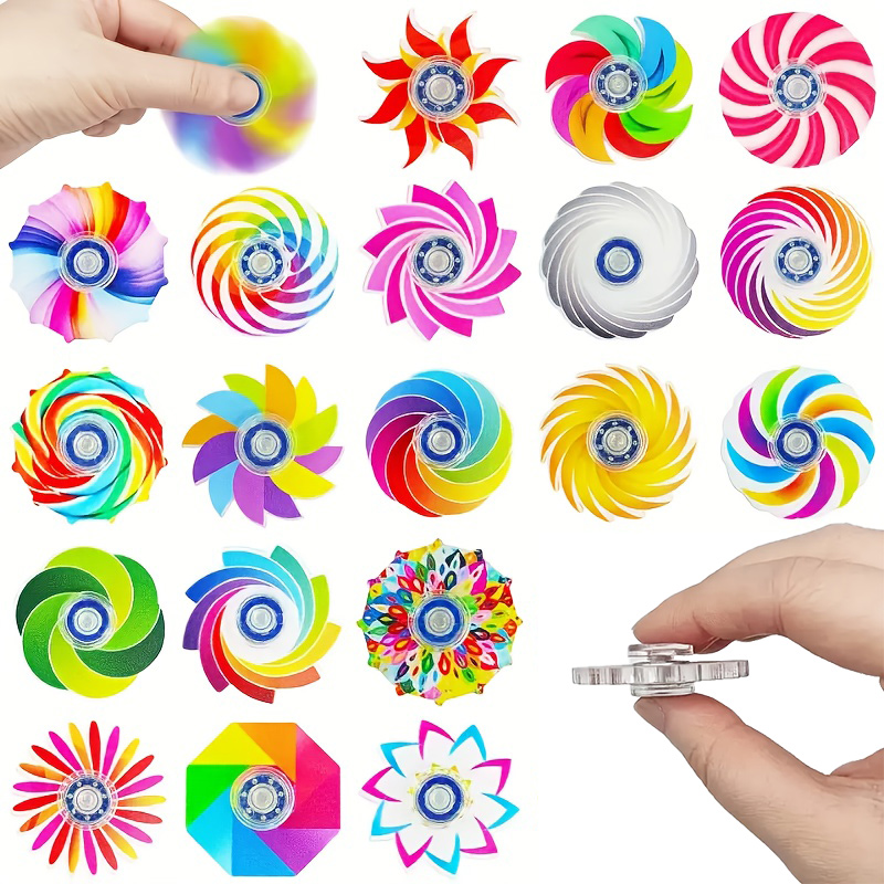 Electronics Gadgets Bag - 5/10/20pcs Mini Ranbow Fidget Spinner Sensory