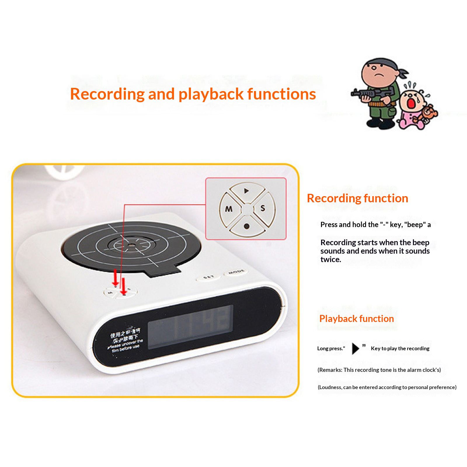 Electronics Gadgets To Gift - Electronics Desk Clock Creative LED Digital