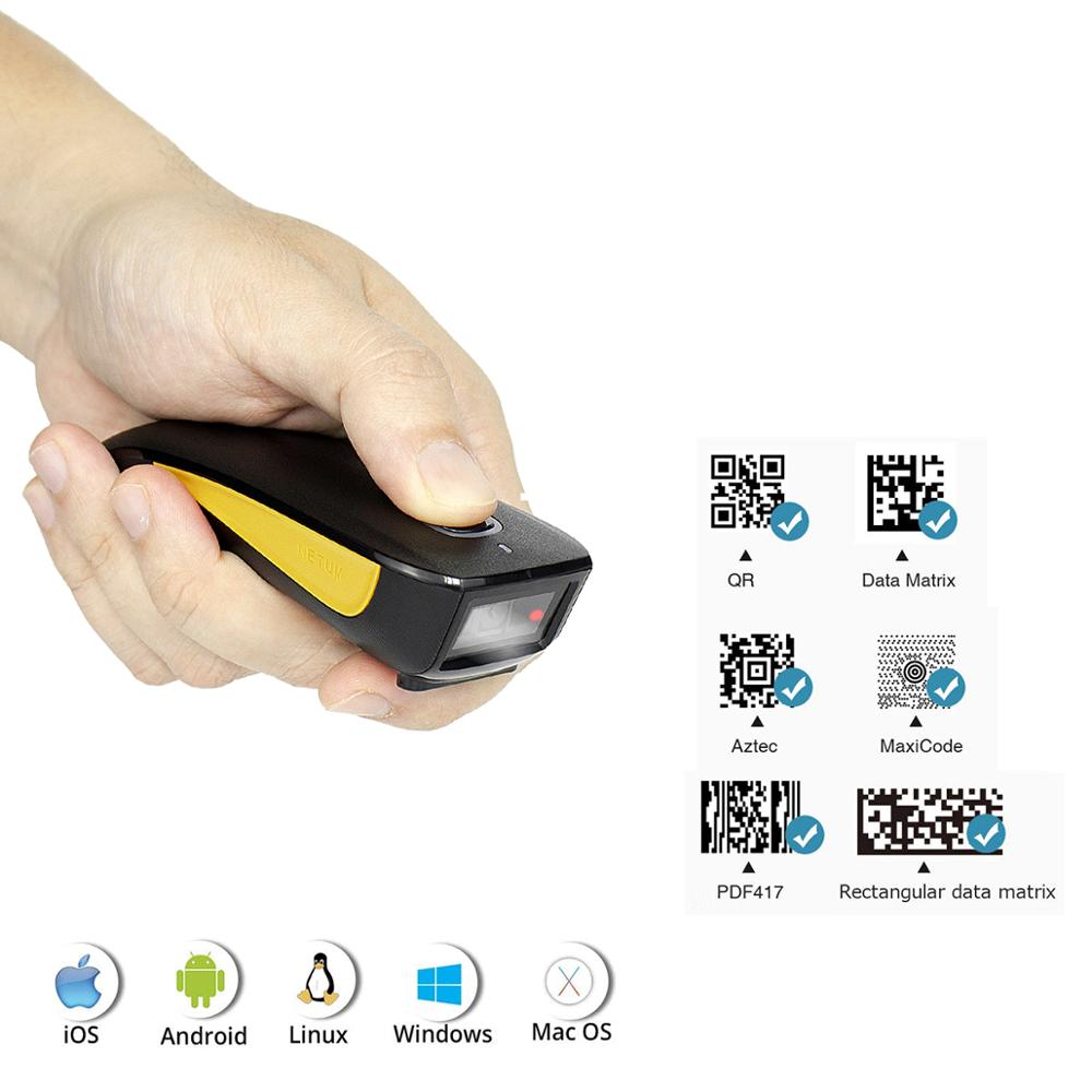 Barcode Scanner Wireless - NETUM C750 Bluetooth and 2.4G Wireless