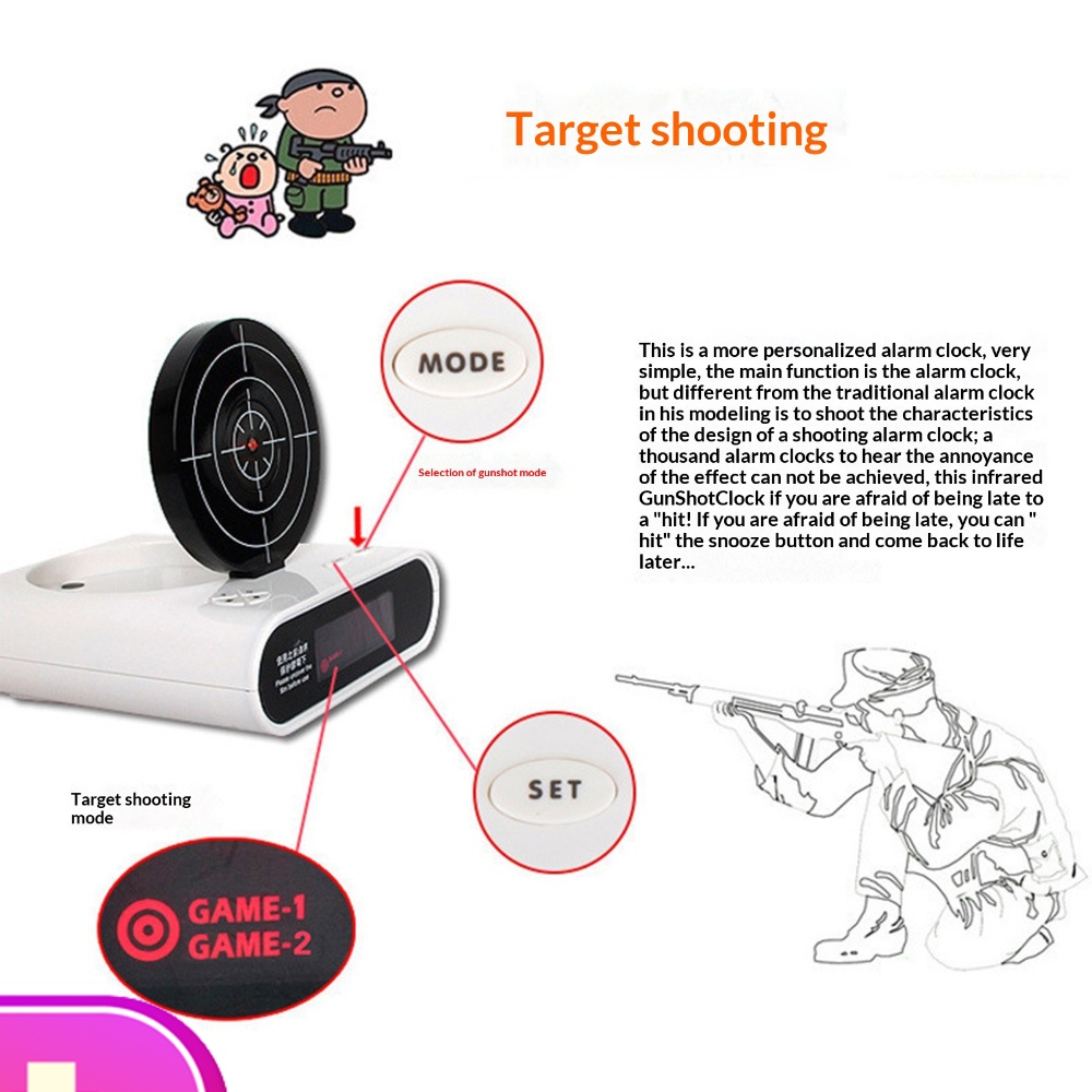 Electronics Gadgets To Gift - Electronics Desk Clock Creative LED Digital