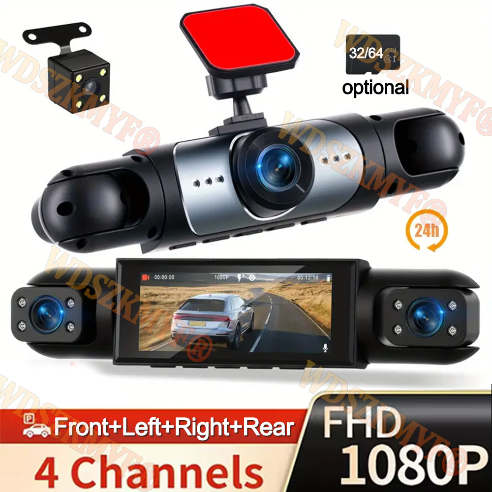 Panoramic Dash Cam 360 - 360° Car Camera 3/4Lens 1080P Dash