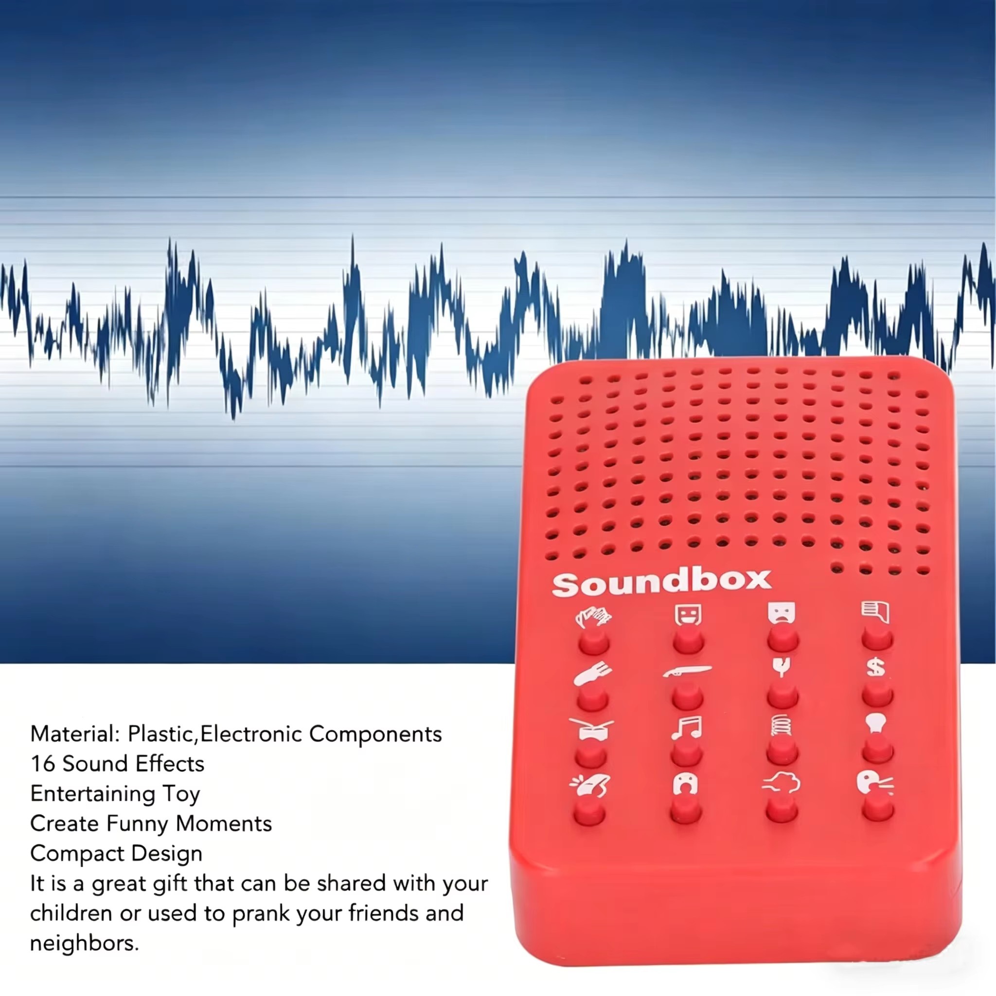 Electronics Gadgets To Gift - Compact Funny Sound Machine 16 Sound
