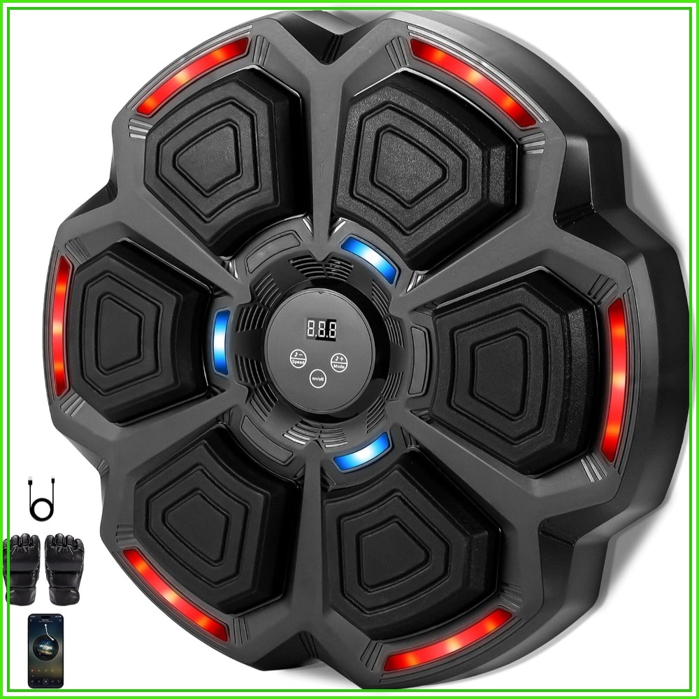 Led Gloves Music - Interactive Music Boxing Machine with Gloves,