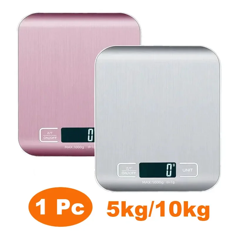 Electronics Stuff - Rechargeable Kitchen Scale LCD Display 5kg/10kg