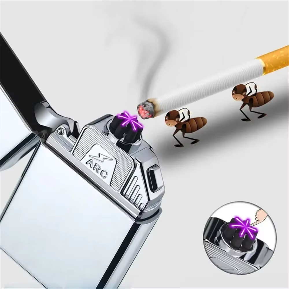 New Six Arcs Lighter Windproof - Electronics Gadgets To Gift recension och pris