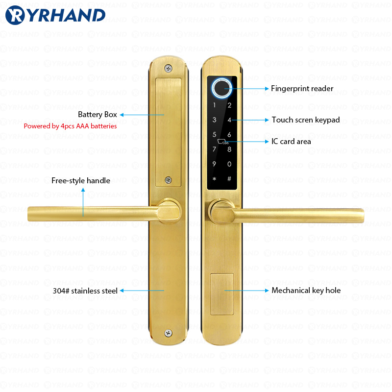 IP66 Gold Stainless steel Slid - Unique Electronics Gadgets recension och pris