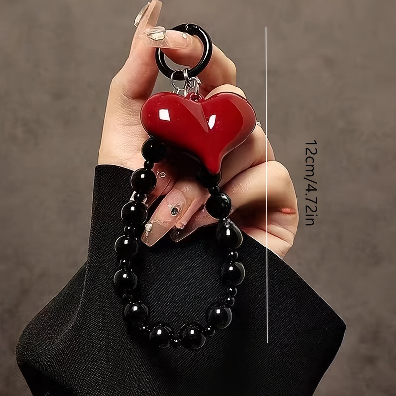 1Pieces Red large heart black  - Mobile Electronics Gadgets recension och pris