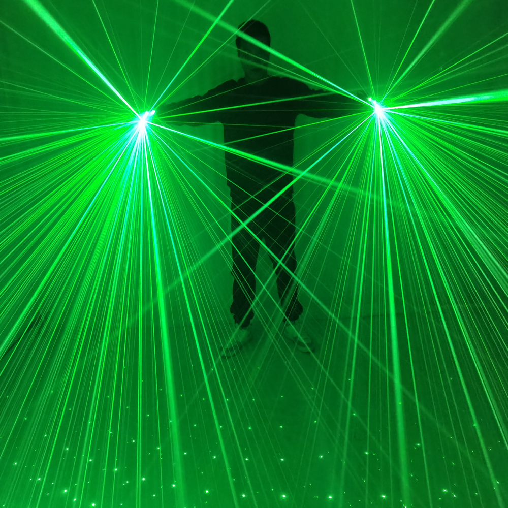 Sky Star 532nm Green Laser Glo - Led Gloves Music recension och pris