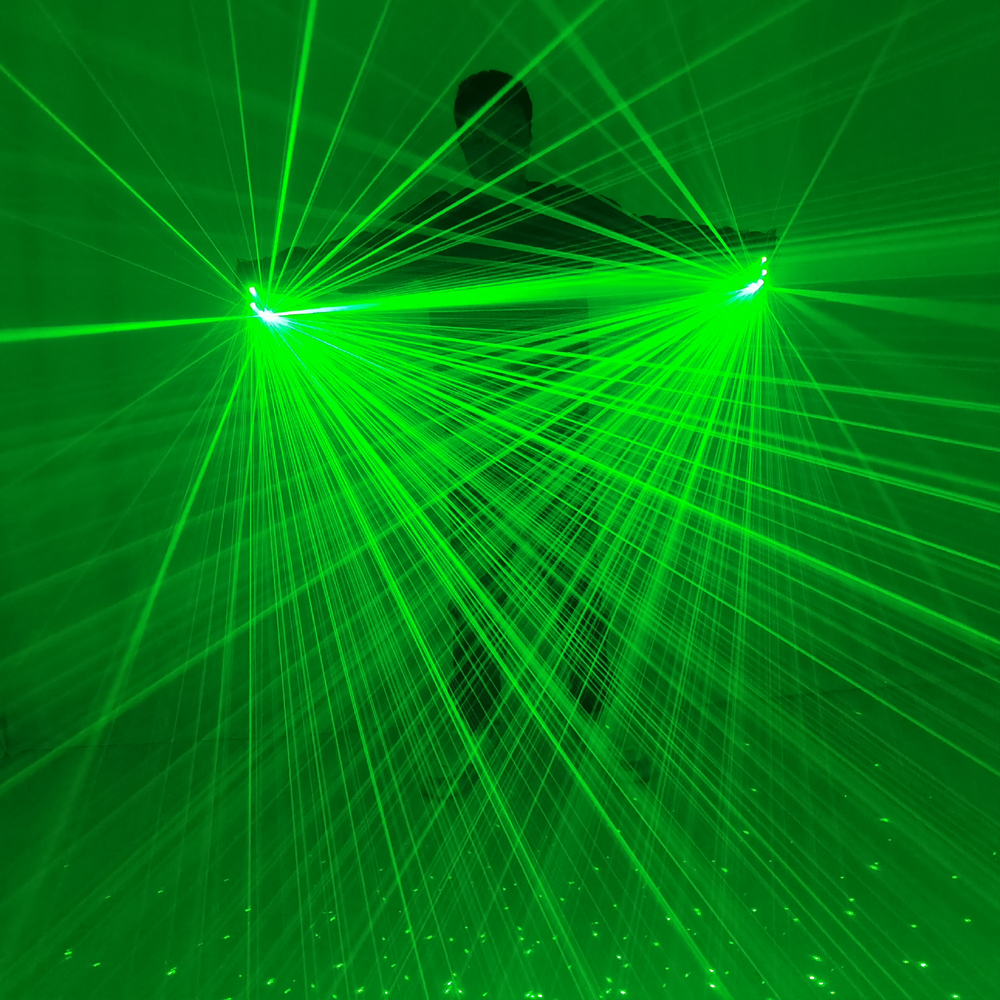 Sky Star 532nm Green Laser Glo - Led Gloves Music recension och pris