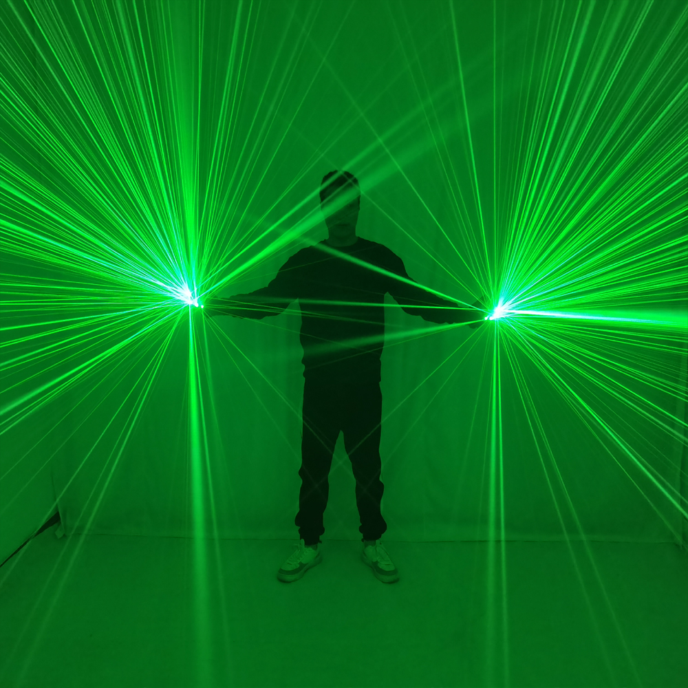 Sky Star 532nm Green Laser Glo - Led Gloves Music recension och pris
