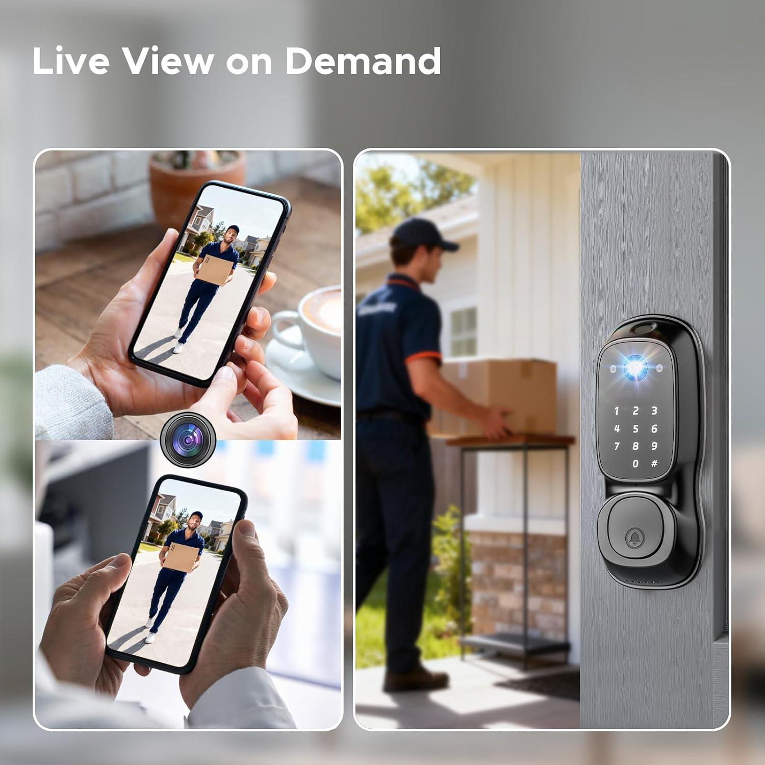 Tuya Wifi Smart Door Lock ‎Cam - Electronics & Gadgets Starting With D recension och pris