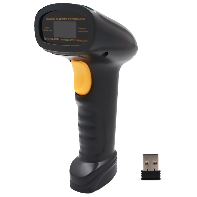 Laser 1D Cordless Bar Code Sca - Barcode Scanner Wireless recension och pris