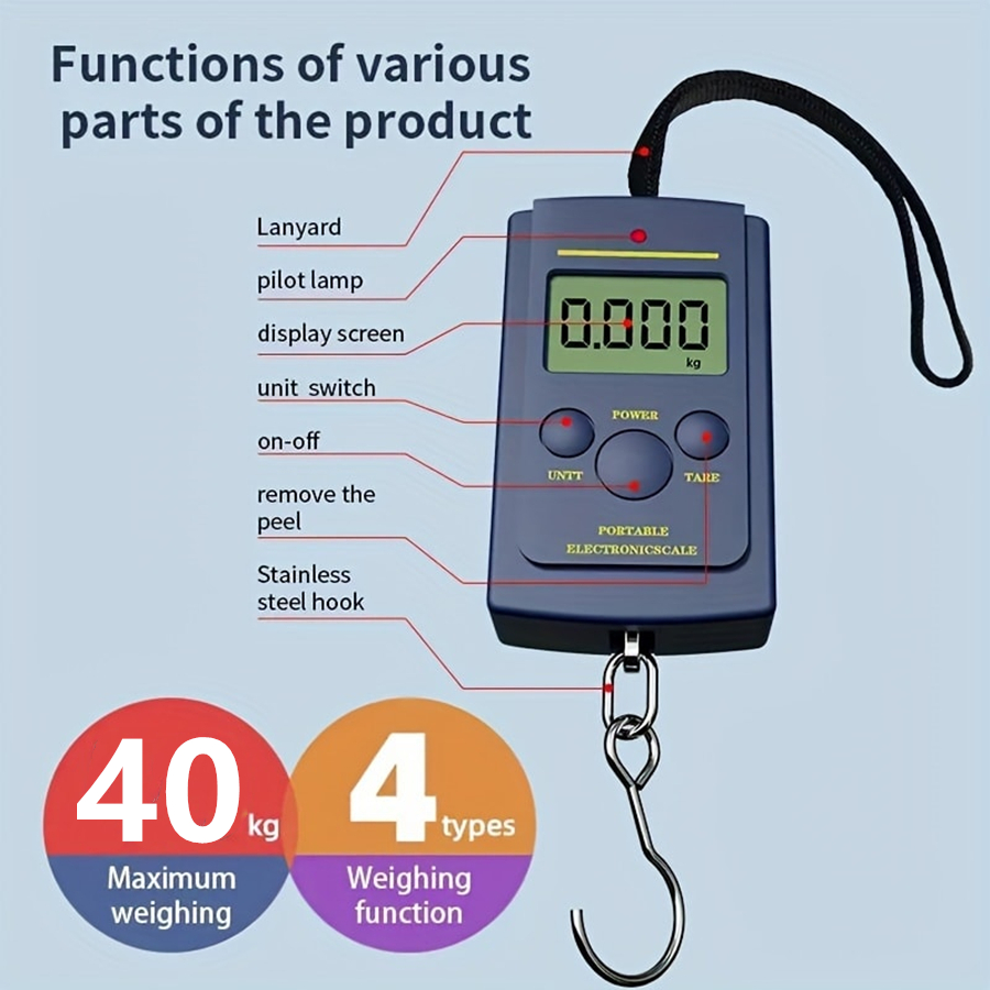 40kg Multifunctional Mini Elec - Gadgets For Electronics recension och pris