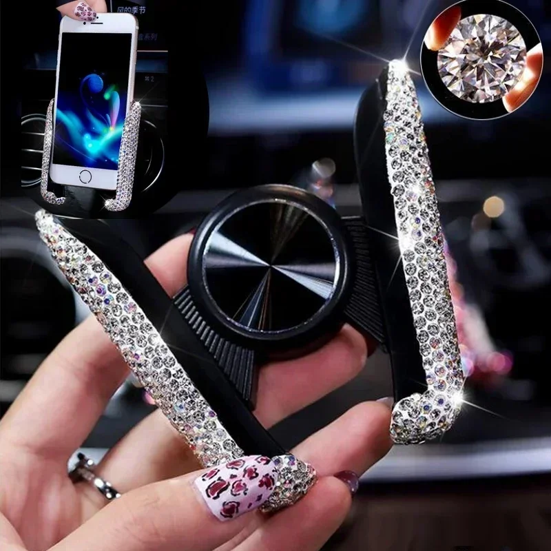 NEW Car Phone Holder Diamond C - Mobile Electronics Gadgets recension och pris