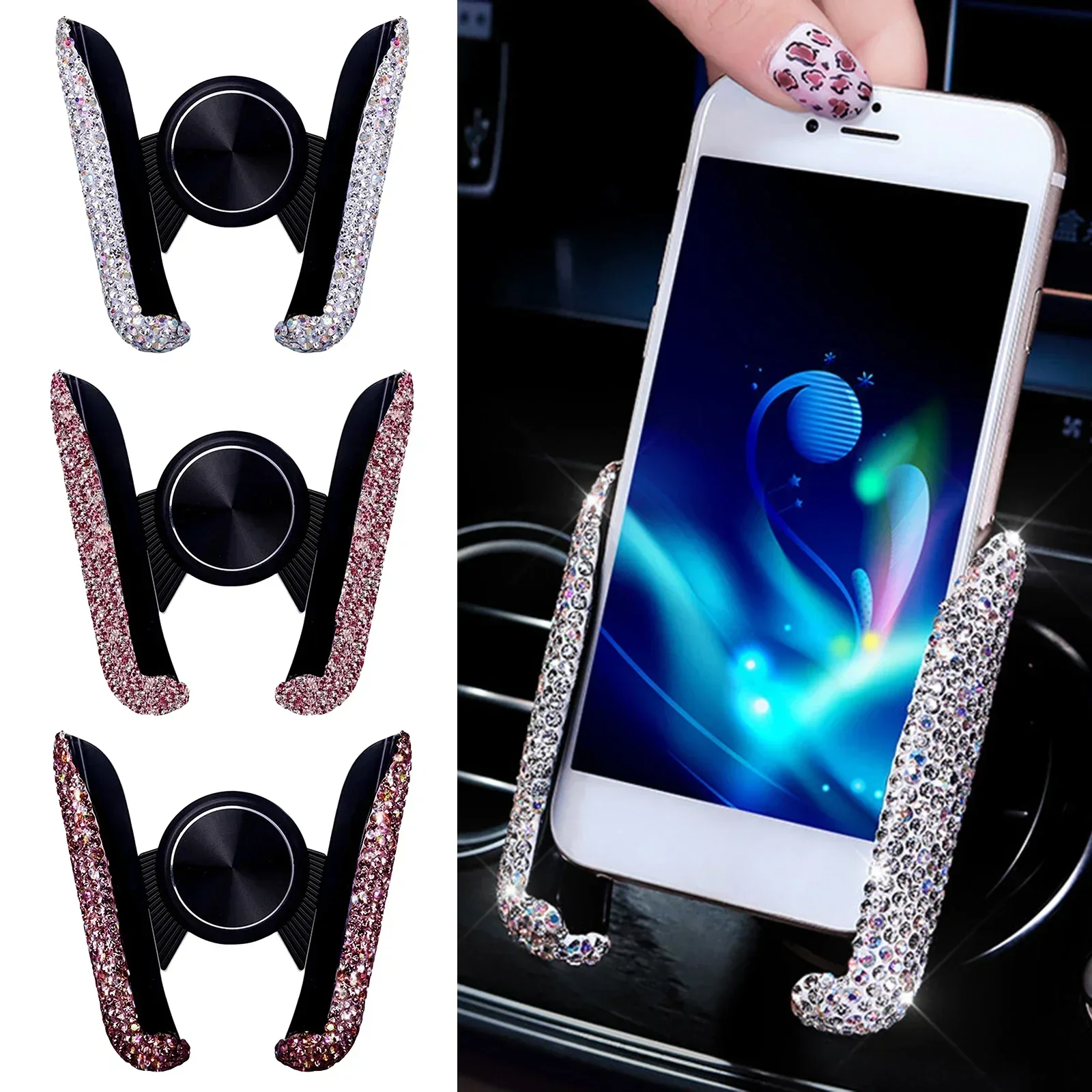 NEW Car Phone Holder Diamond C - Mobile Electronics Gadgets recension och pris