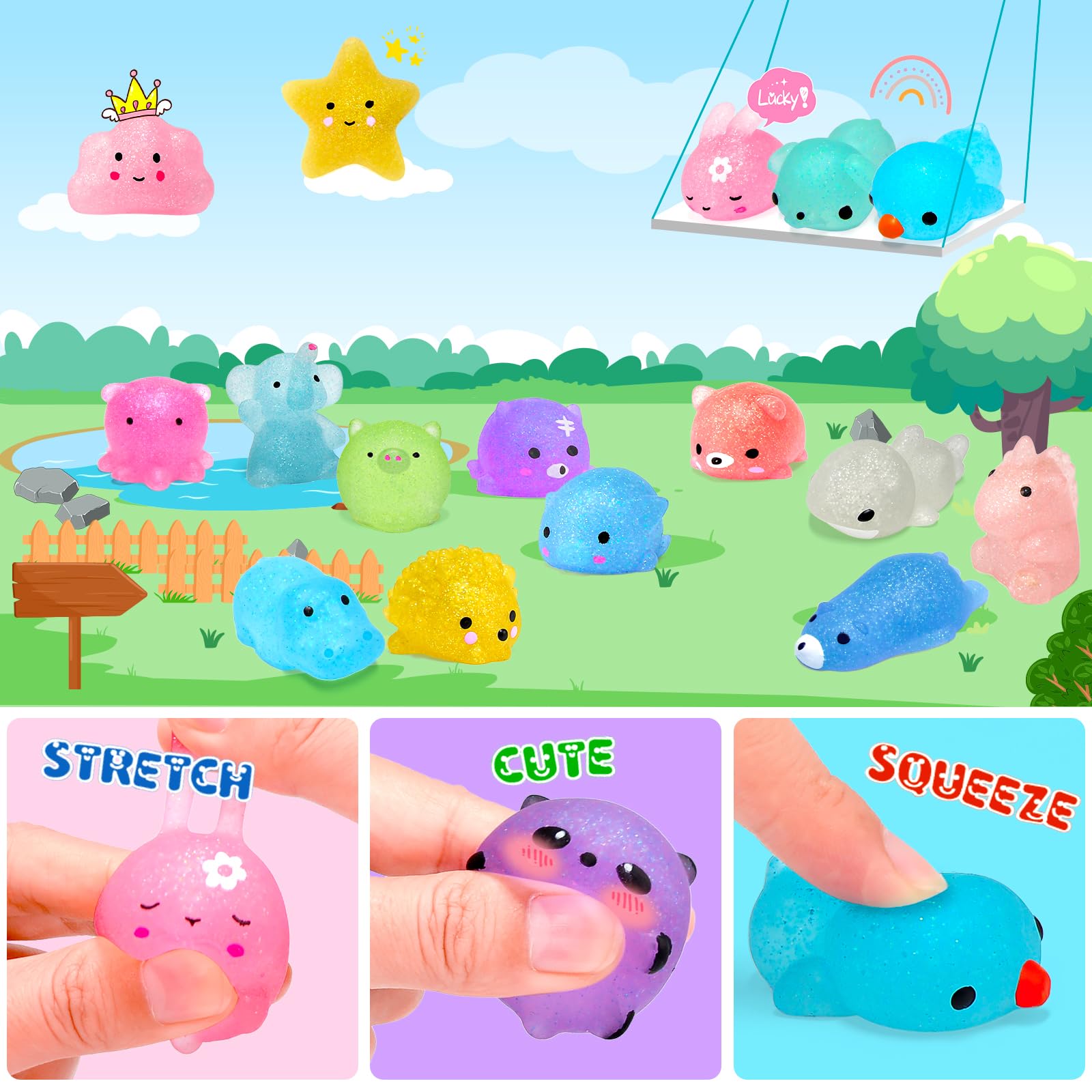 10/20/40 Mochi Squishy Toys Mi - Electronics Gadgets Bag recension och pris