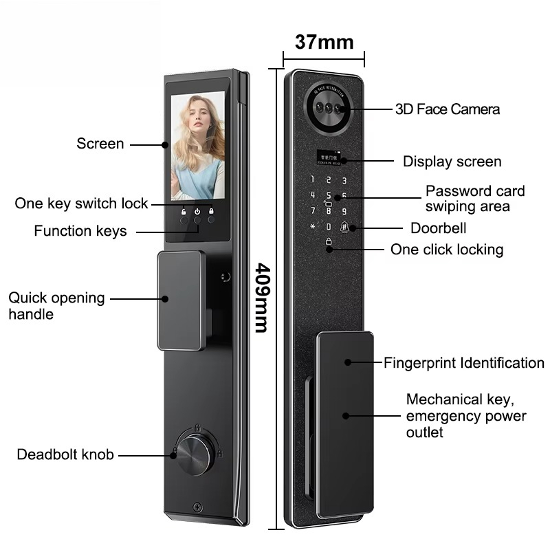 Tuya WiFi Smart Door Lock, Hom - Electronics & Gadgets Starting With D recension och pris