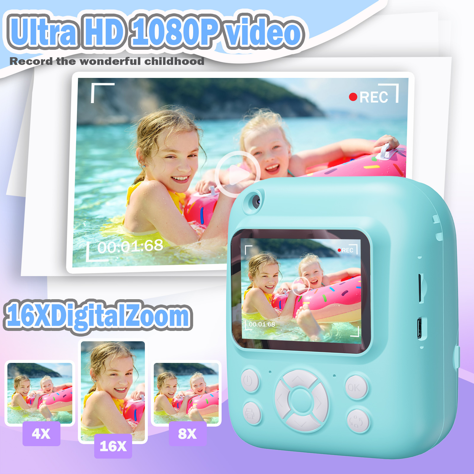 Instant Print Camera Digital C - Electronics Gadgets Bag recension och pris