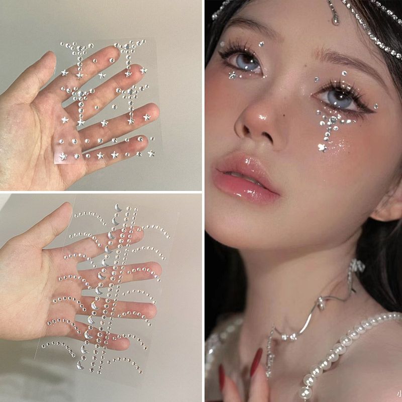 Face Stickers Shiny Crystal Te - Electronics & Gadgets Starting With D recension och pris