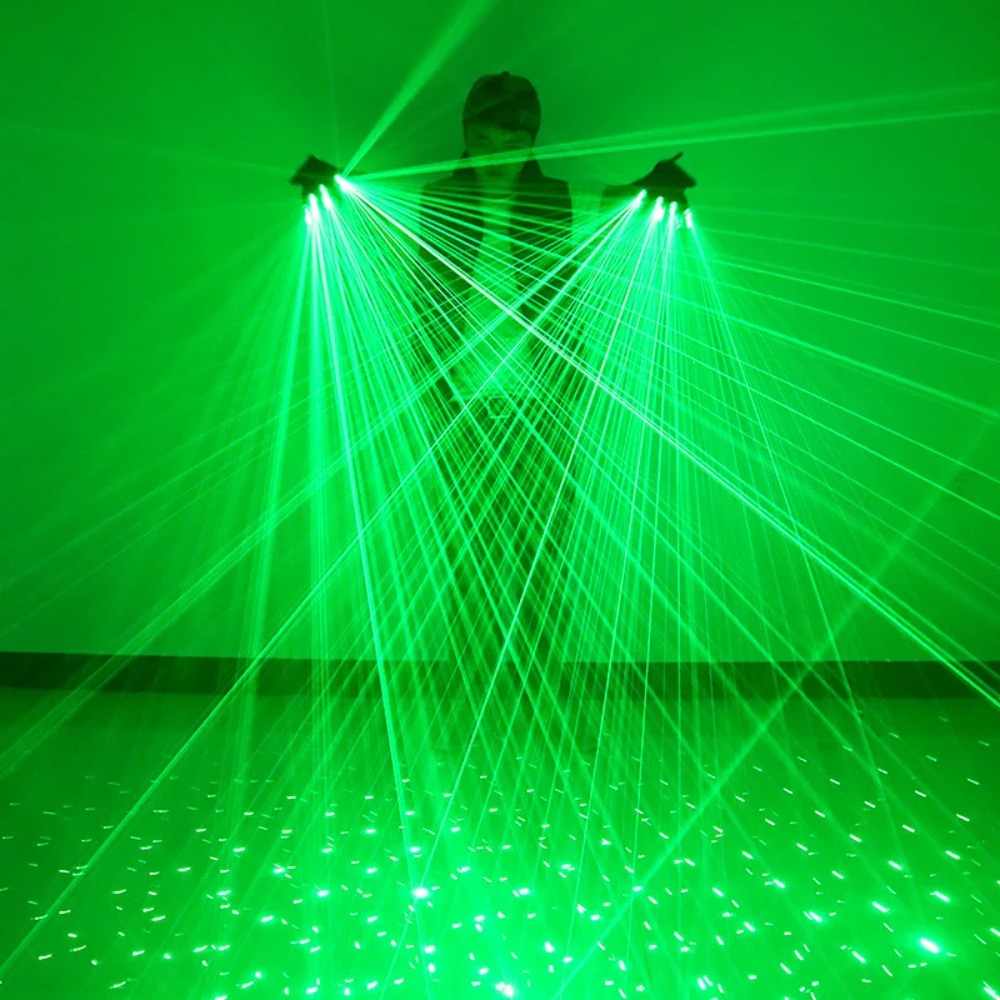 Green Laser Gloves Laser Flash - Led Gloves Music recension och pris
