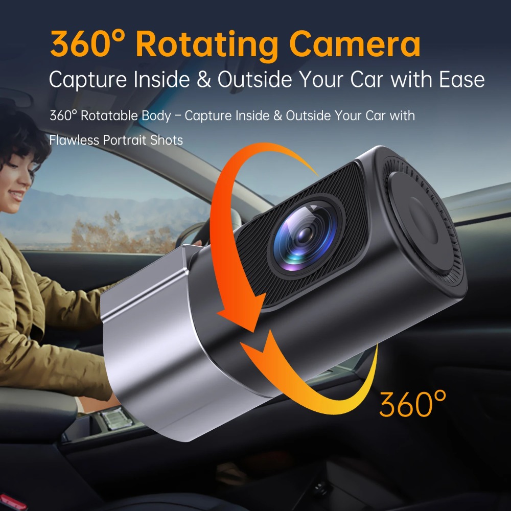 1080P Ultra HD Mini Dash Cam C - Panoramic Dash Cam 360 recension och pris