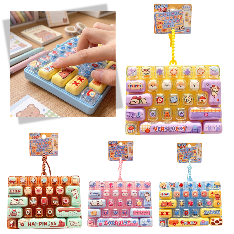 Mini 26 Keys Pop It Fidget Key - Electronics Gadgets Bag recension och pris