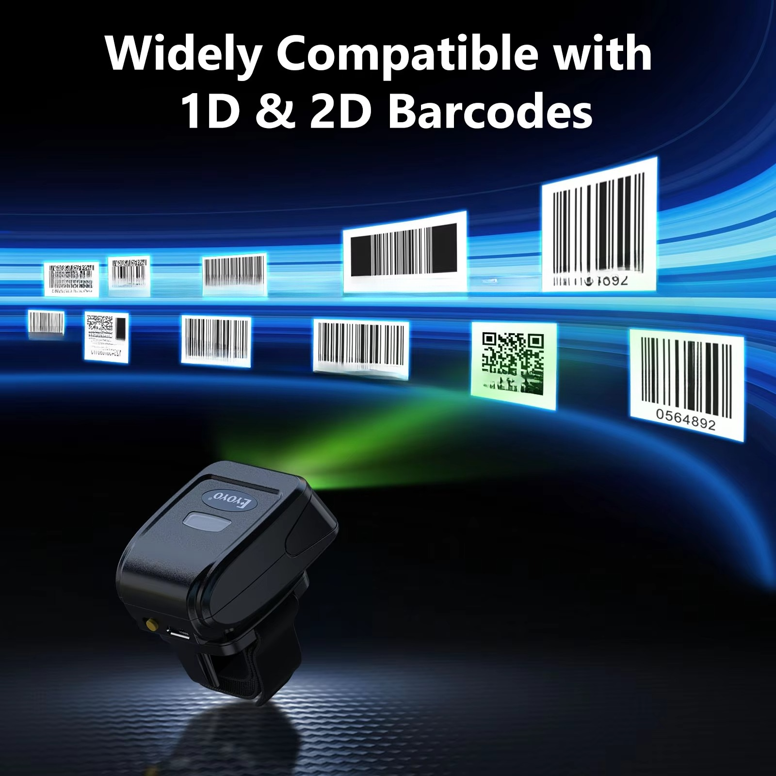 Eyoyo Wired Wireless Dual Conn - Barcode Scanner Wireless recension och pris