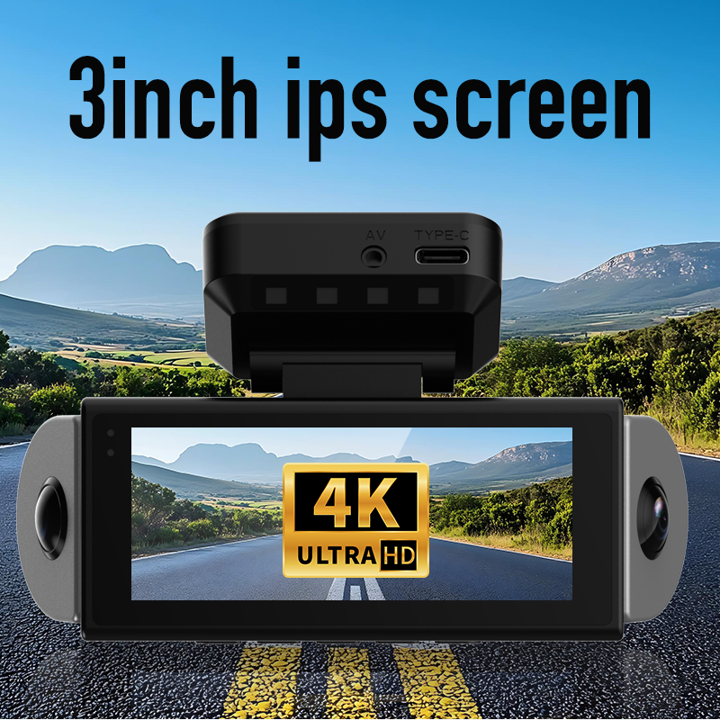 2026 WiFi GPS Car DVR Cam Vide - Panoramic Dash Cam 360 recension och pris