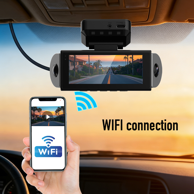 2026 WiFi GPS Car DVR Cam Vide - Panoramic Dash Cam 360 recension och pris