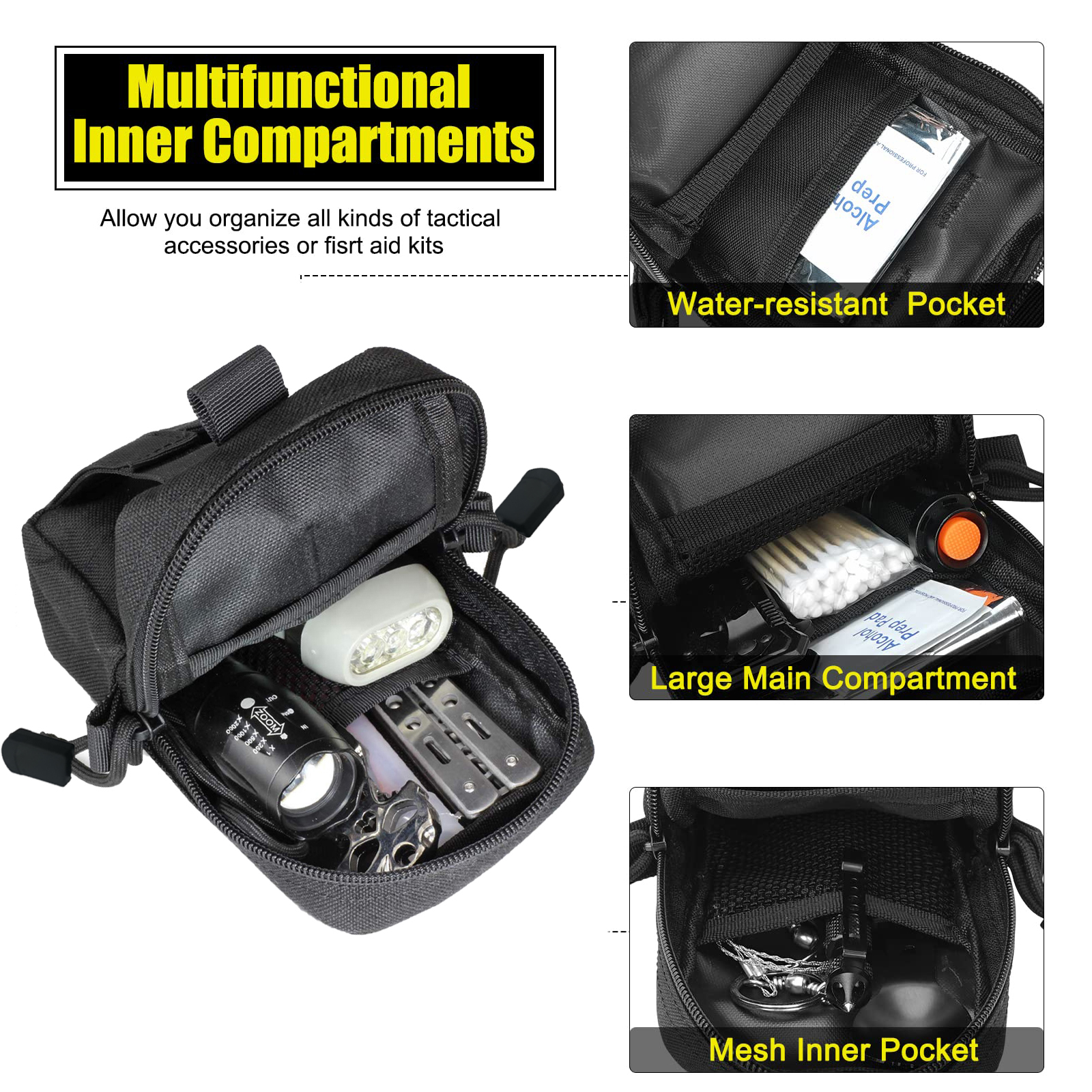 Tactical Molle Pouch Waist Bag - Gadgets For Electronics recension och pris