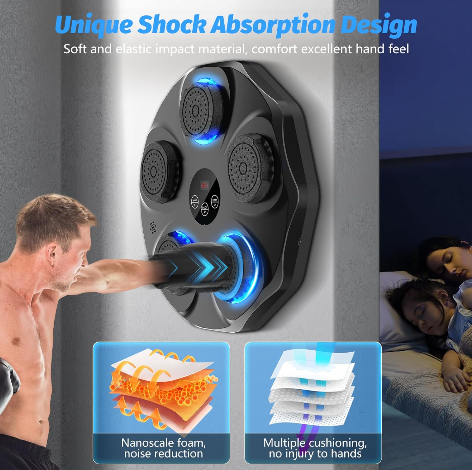 Smart Bluetooth Music Boxing M - Led Gloves Music recension och pris