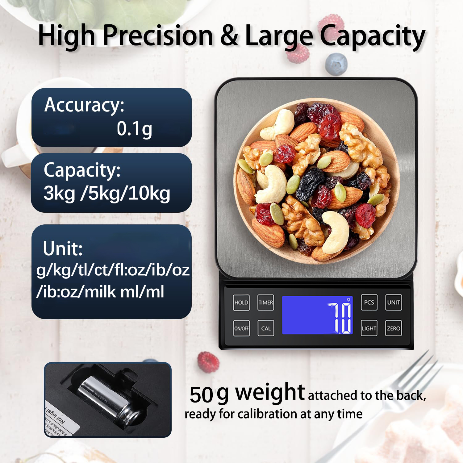 Digital Kitchen Scale 0.1g Hig - Unique Electronics Gadgets recension och pris