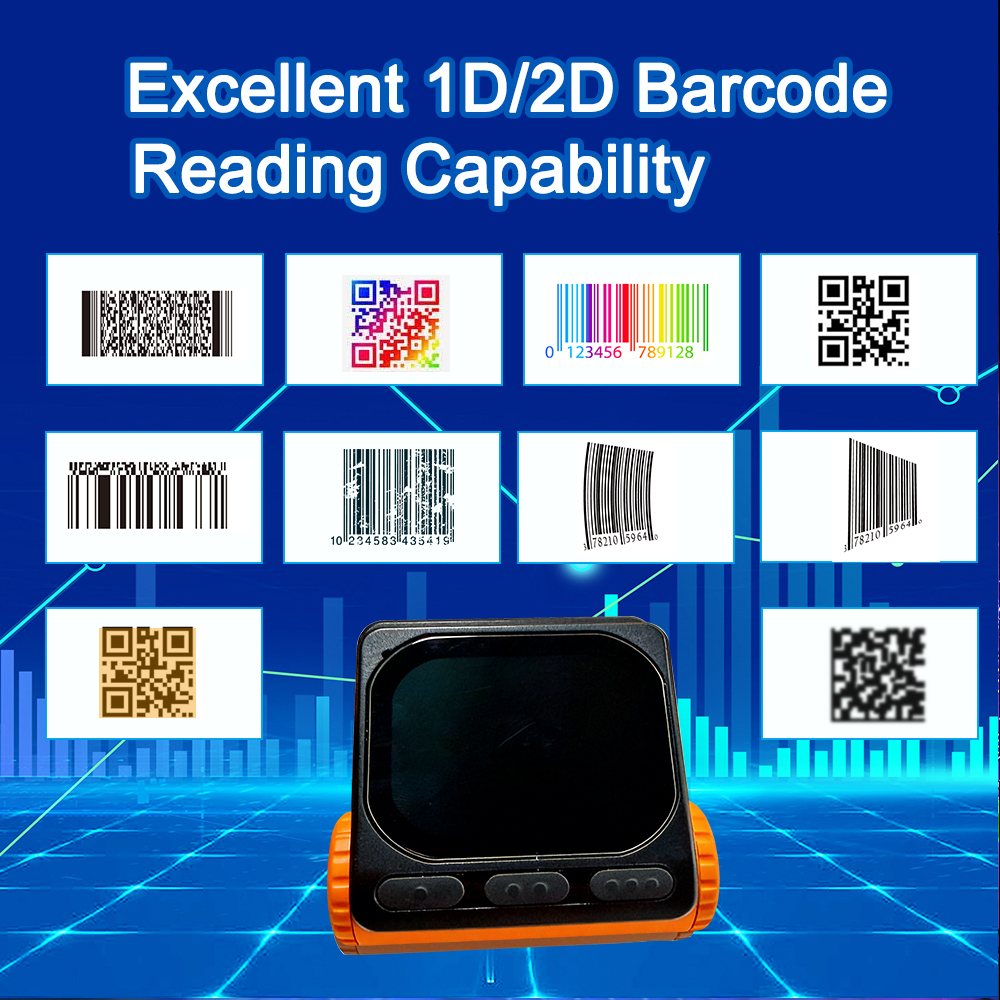 Edoo Portable Wireless BT Fing - Barcode Scanner Wireless recension och pris