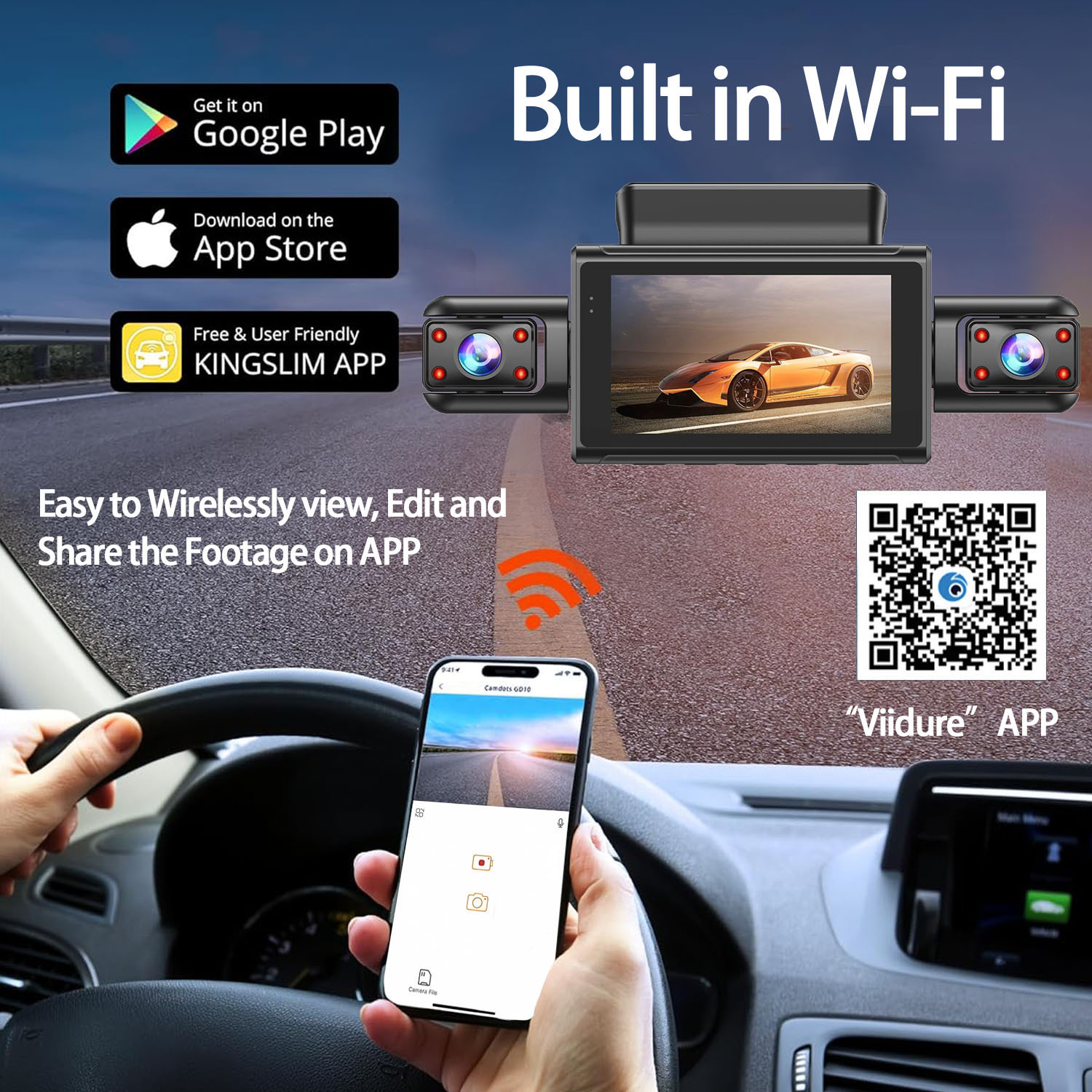 360 Degree 4 Cameras Dash Cam  - Panoramic Dash Cam 360 recension och pris