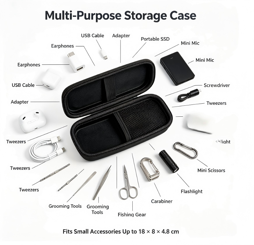 Hard EVA Carrying Storage Case - Electronics Gadgets Bag recension och pris