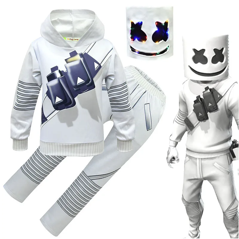 Kids Cosplay Costume Boys Mars - Led Gloves Music recension och pris