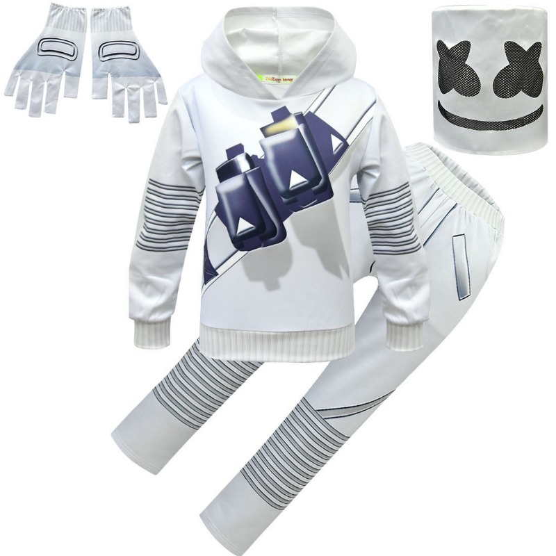 Kids Cosplay Costume Boys Mars - Led Gloves Music recension och pris