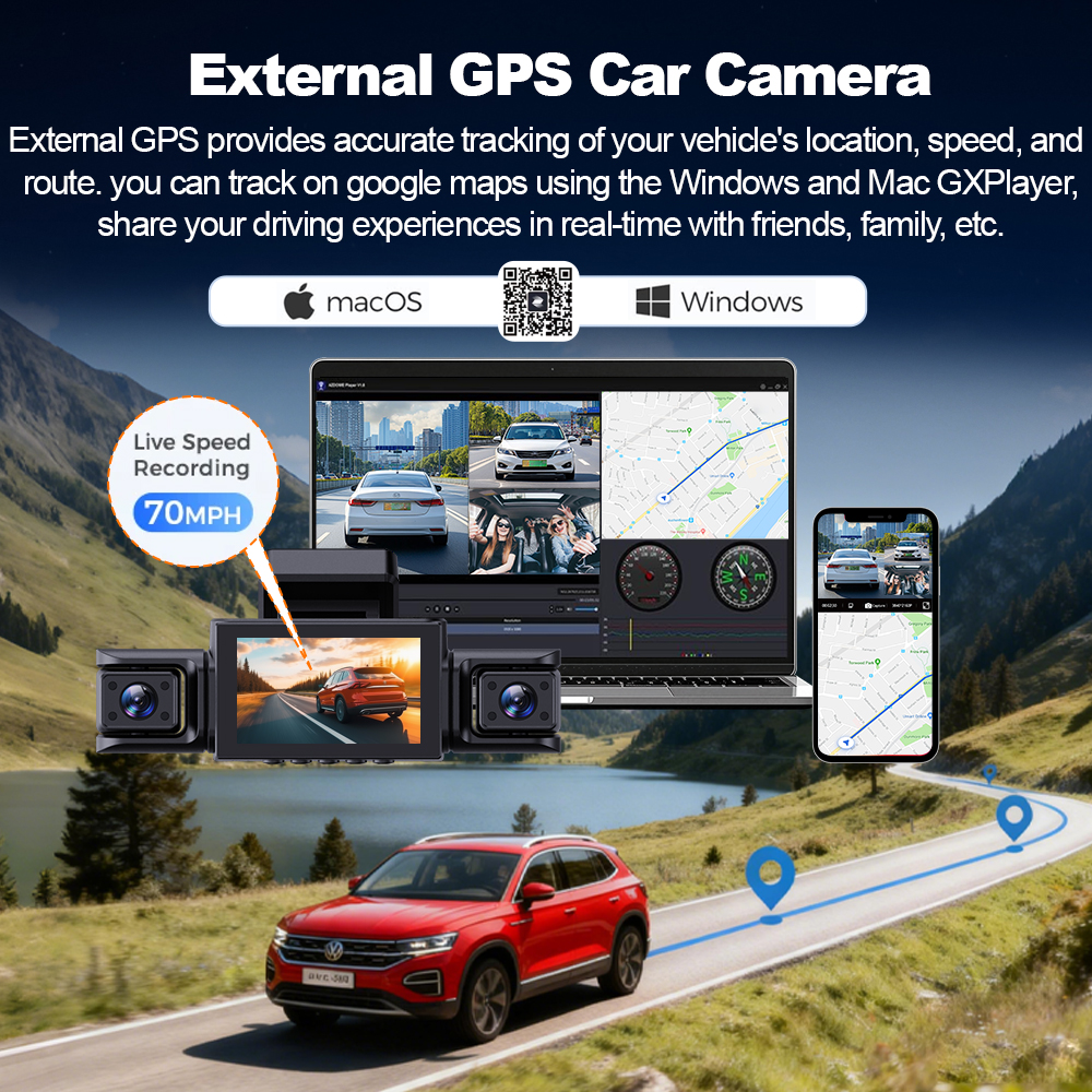 BEPOCAM 4K Dash Cam 4 Channel  - Panoramic Dash Cam 360 recension och pris