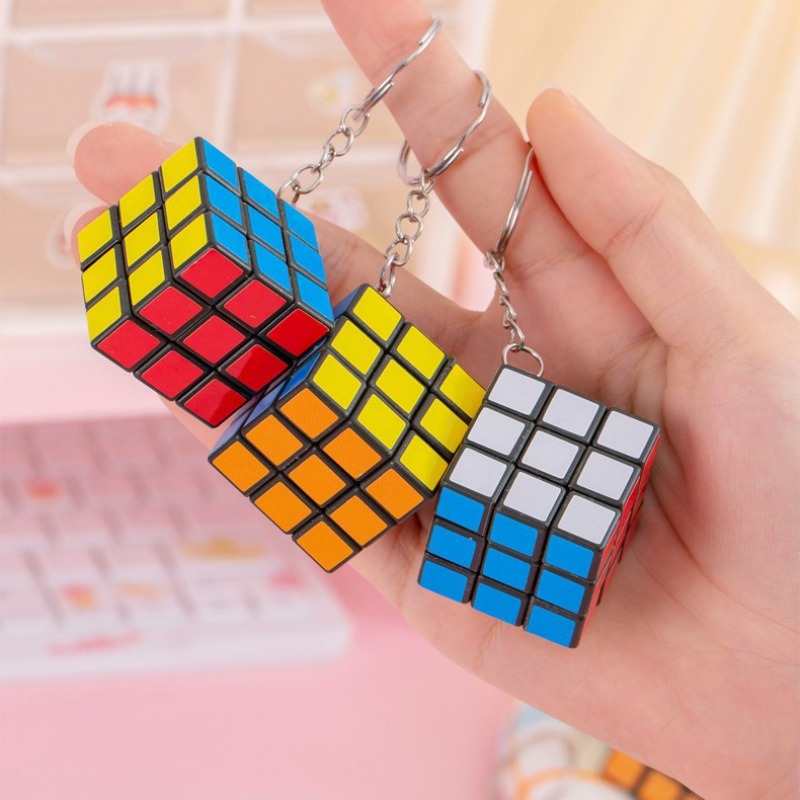Mini 3x3 Magic Cube Keychain P - Electronics Gadgets Bag recension och pris