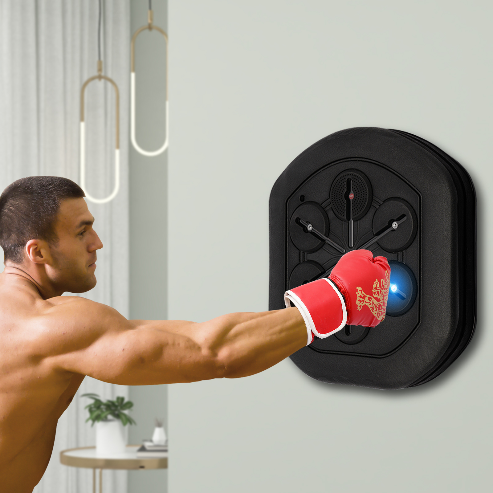 Music Punching Machine Bluetoo - Led Gloves Music recension och pris
