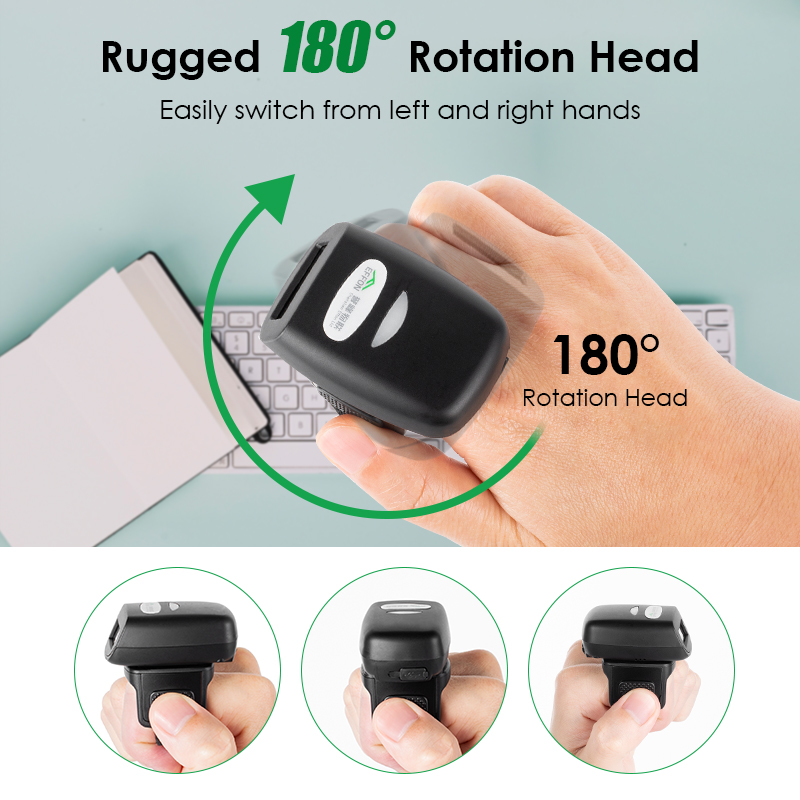 FS03 500mAh Industry-grade Min - Barcode Scanner Wireless recension och pris