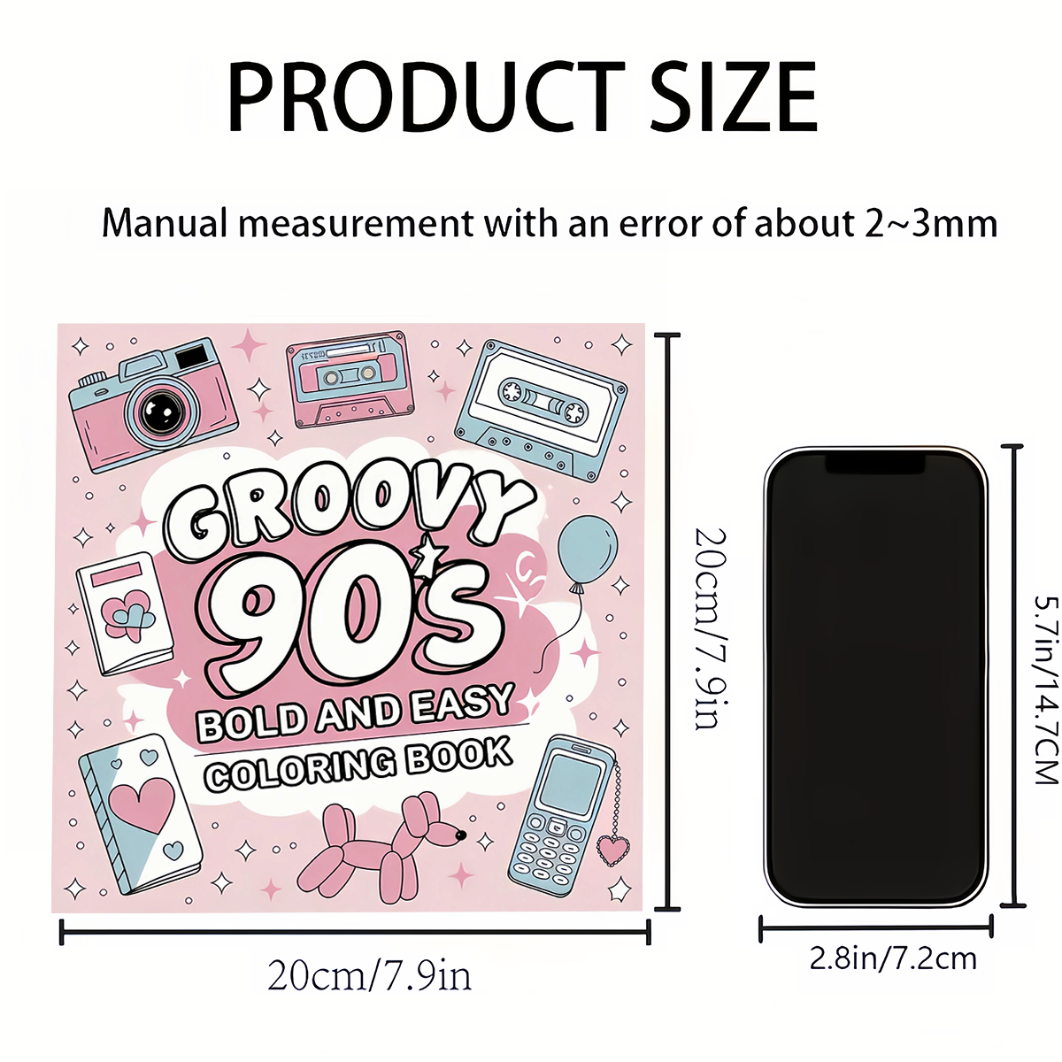 Groovy 90s Nostalgic Coloring  - Electronics Gadgets To Gift recension och pris