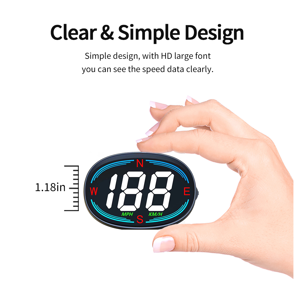 H2 GPS Car HUD Digital KM/H MP - Gadgets For Electronics recension och pris