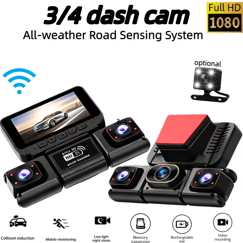 3/4CH WiFi 360° Panoramic Dash - Panoramic Dash Cam 360 recension och pris