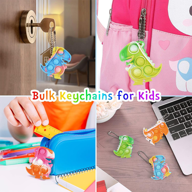 10/20pcs Mini Dinosaur Pop Key - Electronics Gadgets Bag recension och pris