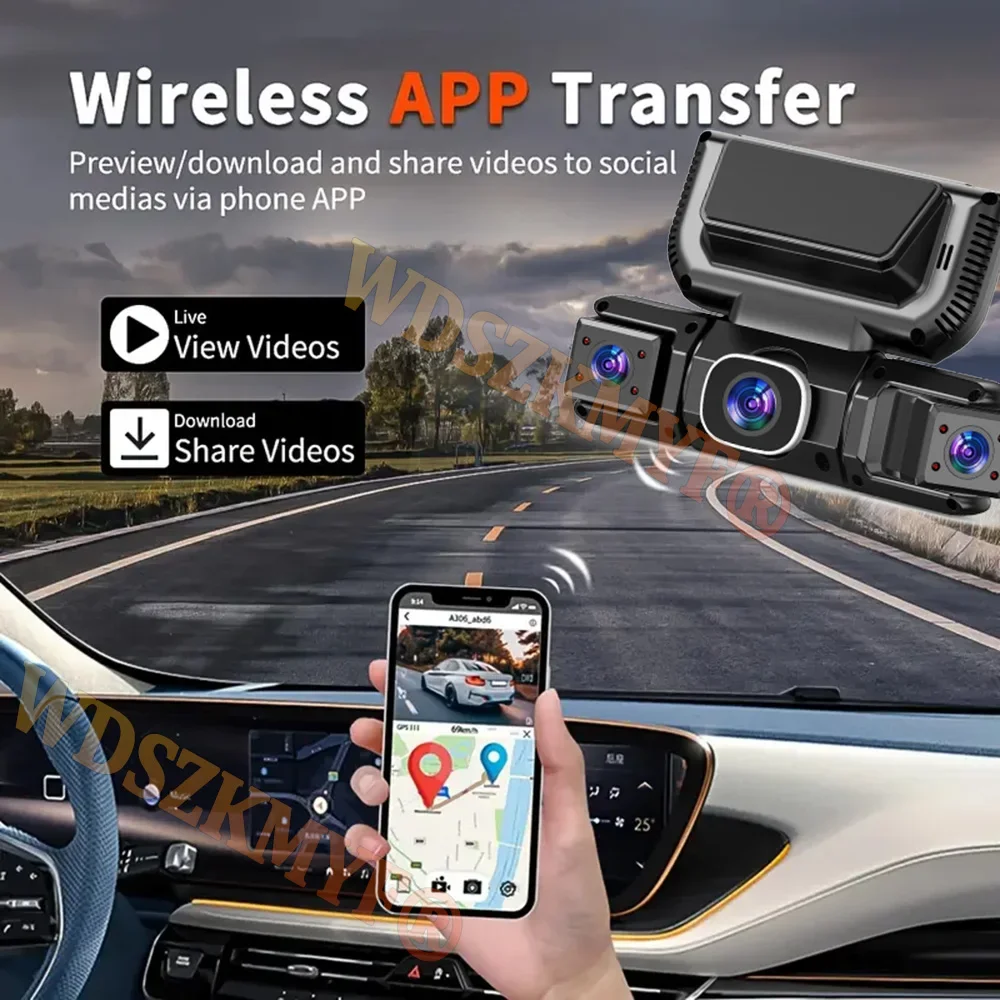 360 Degrees 4Camera Front Left - Panoramic Dash Cam 360 recension och pris